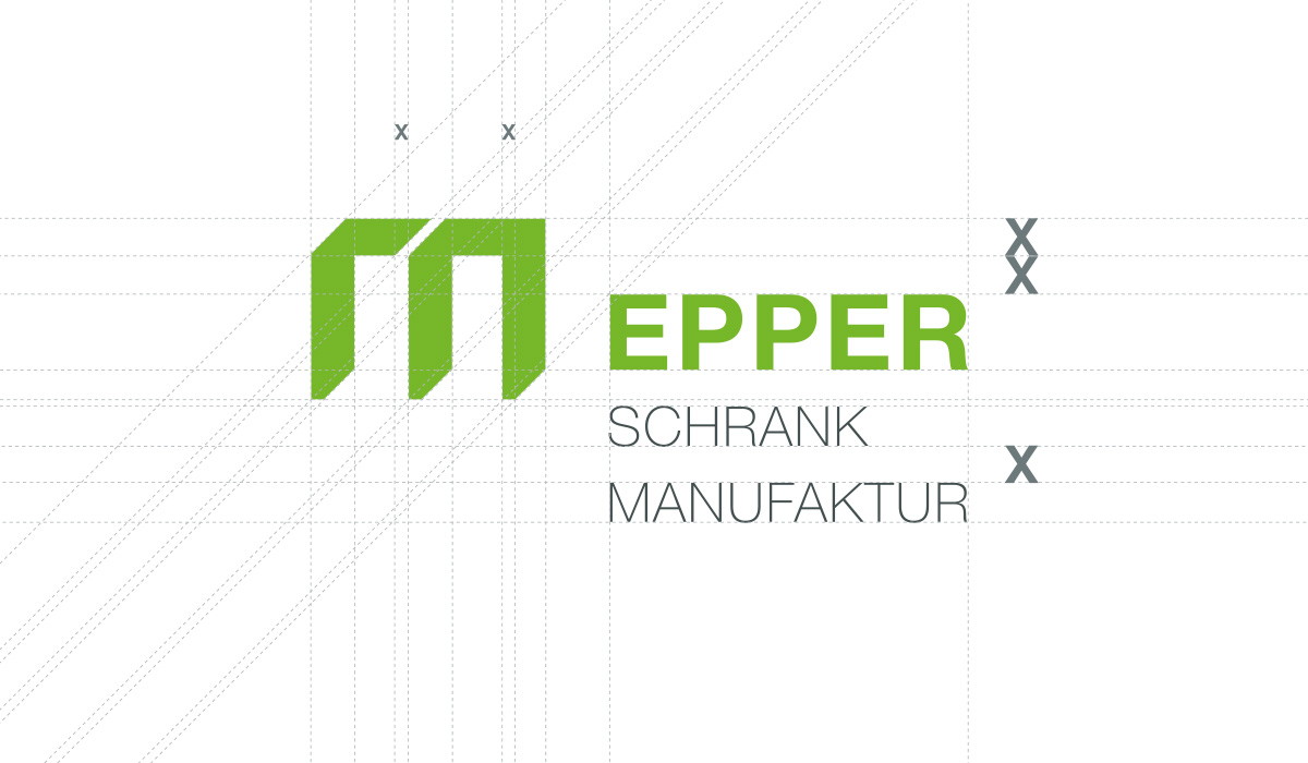 Epper Schrankmanufaktur - Aufbau des Logos